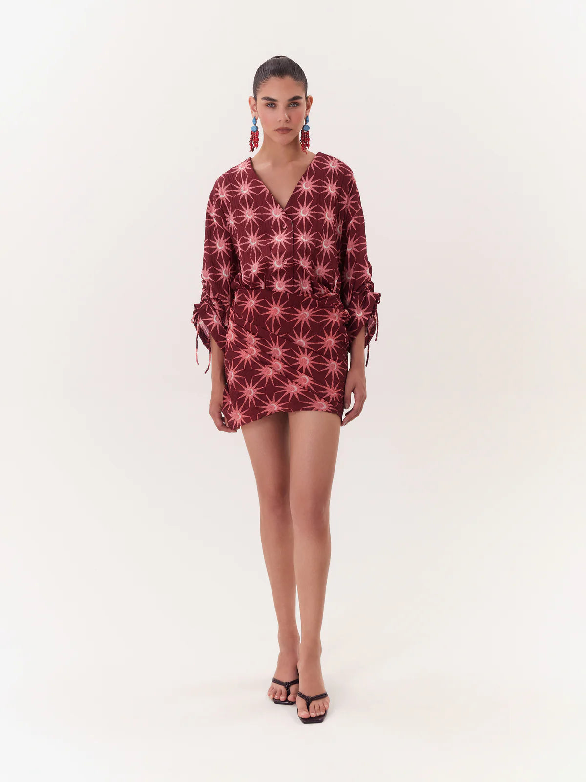 Mini Vestido Wrap Solar
