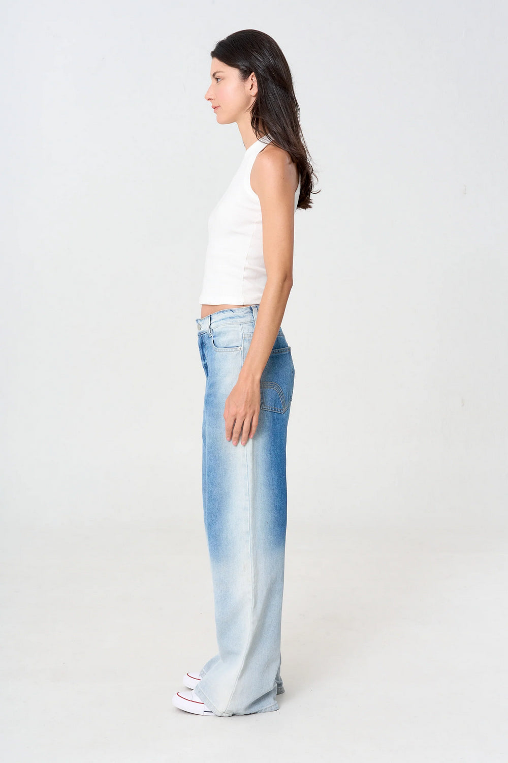 Jean Flare Desgastes Laterales