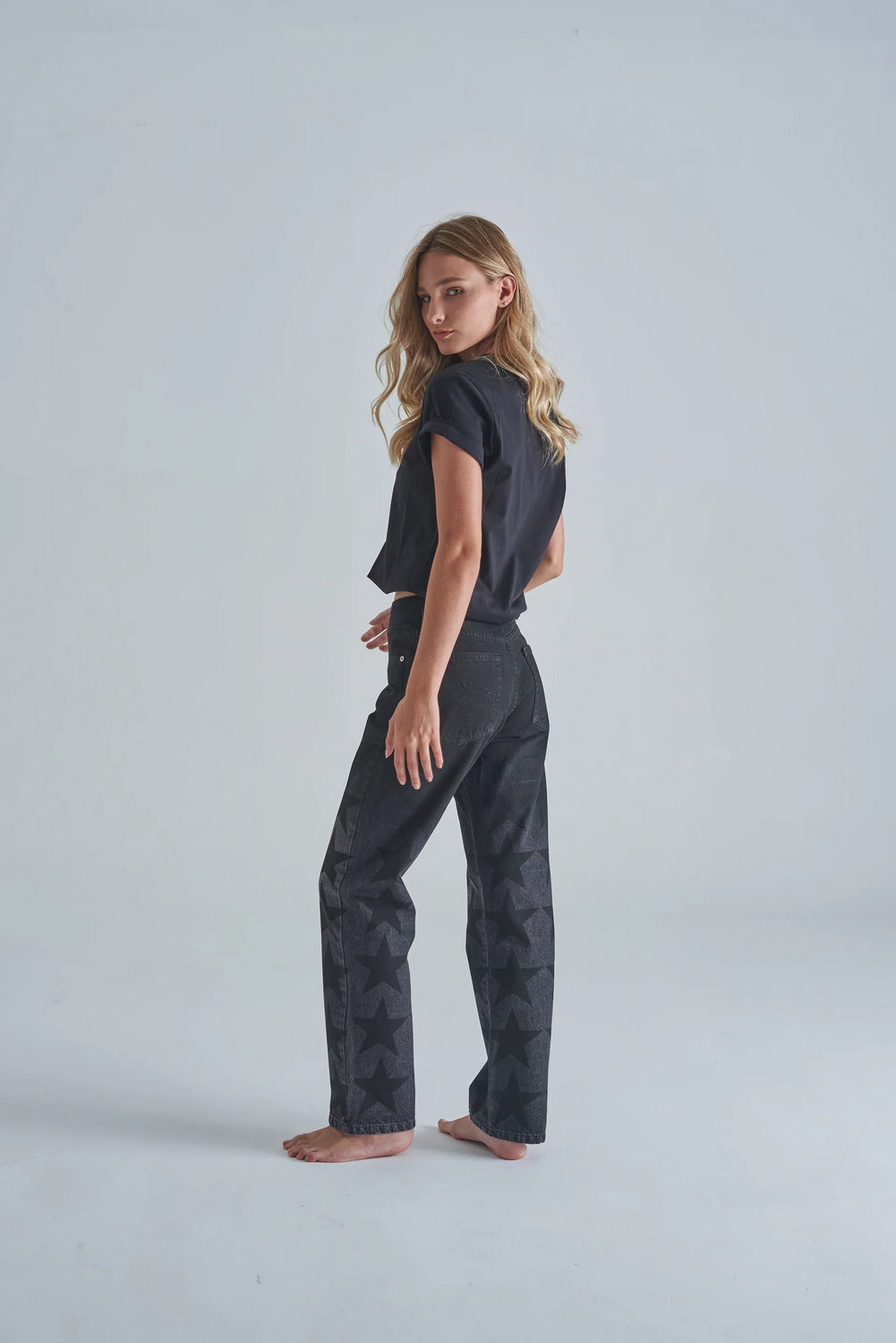 Jean Straight Estrellas Negras