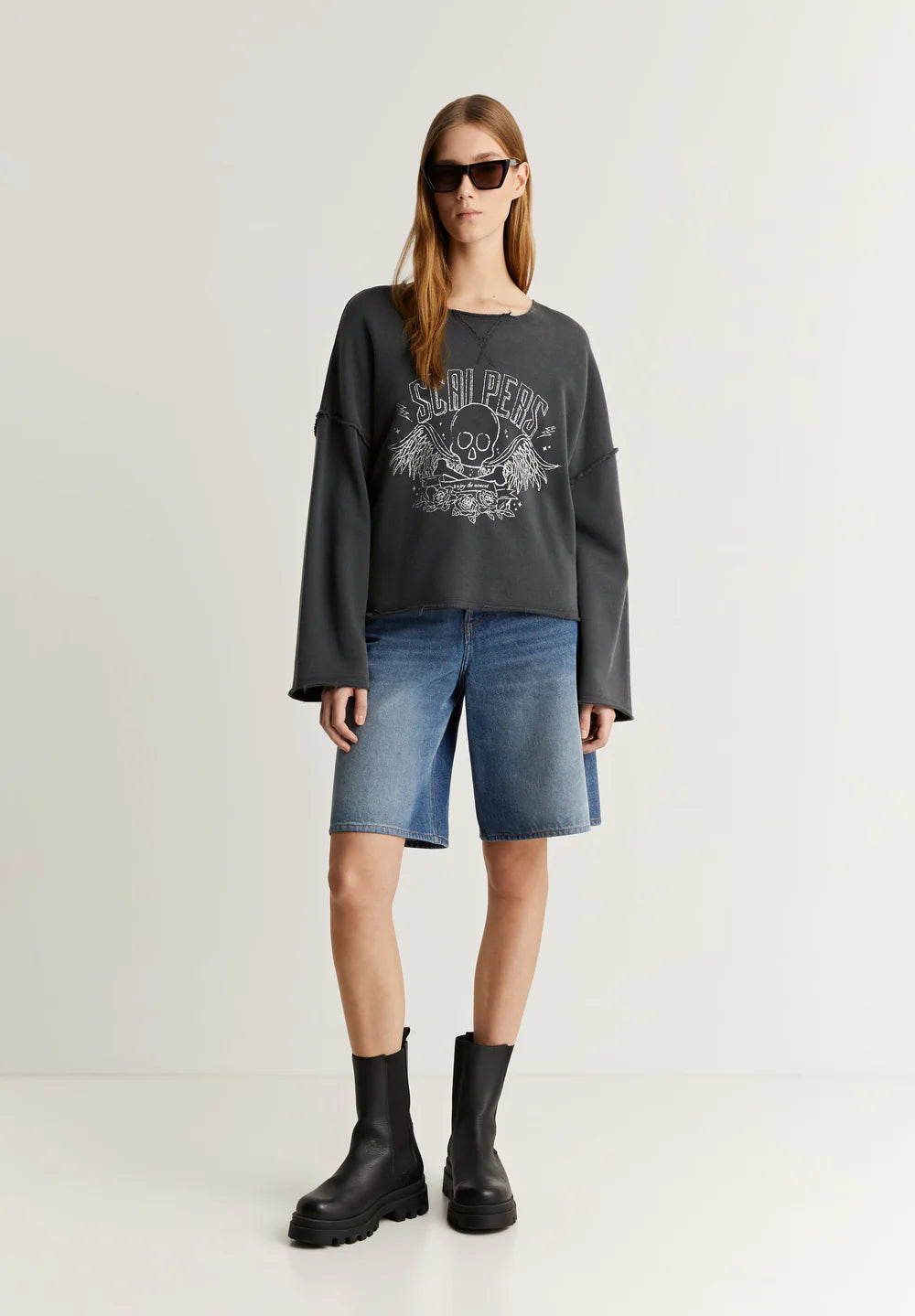Sudadera Rock Skull Foil