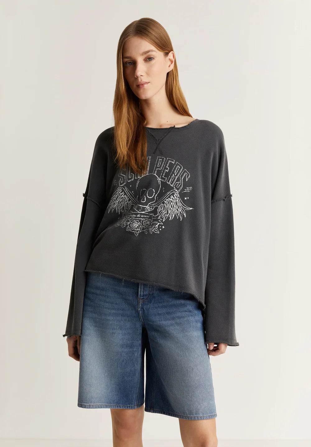 Sudadera Rock Skull Foil