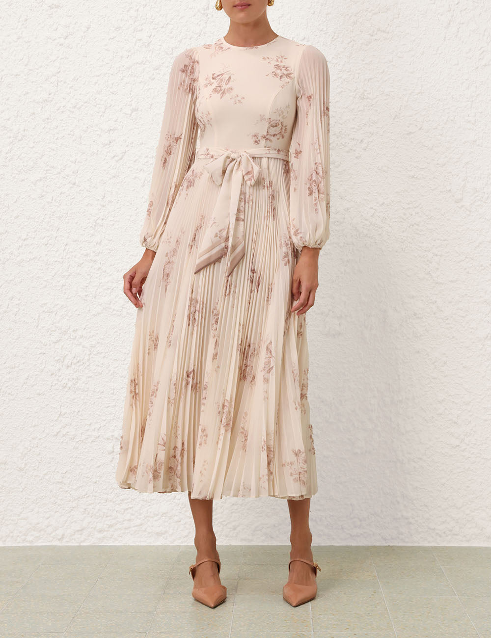 Maxi Vestido Sunray Long Sleeve