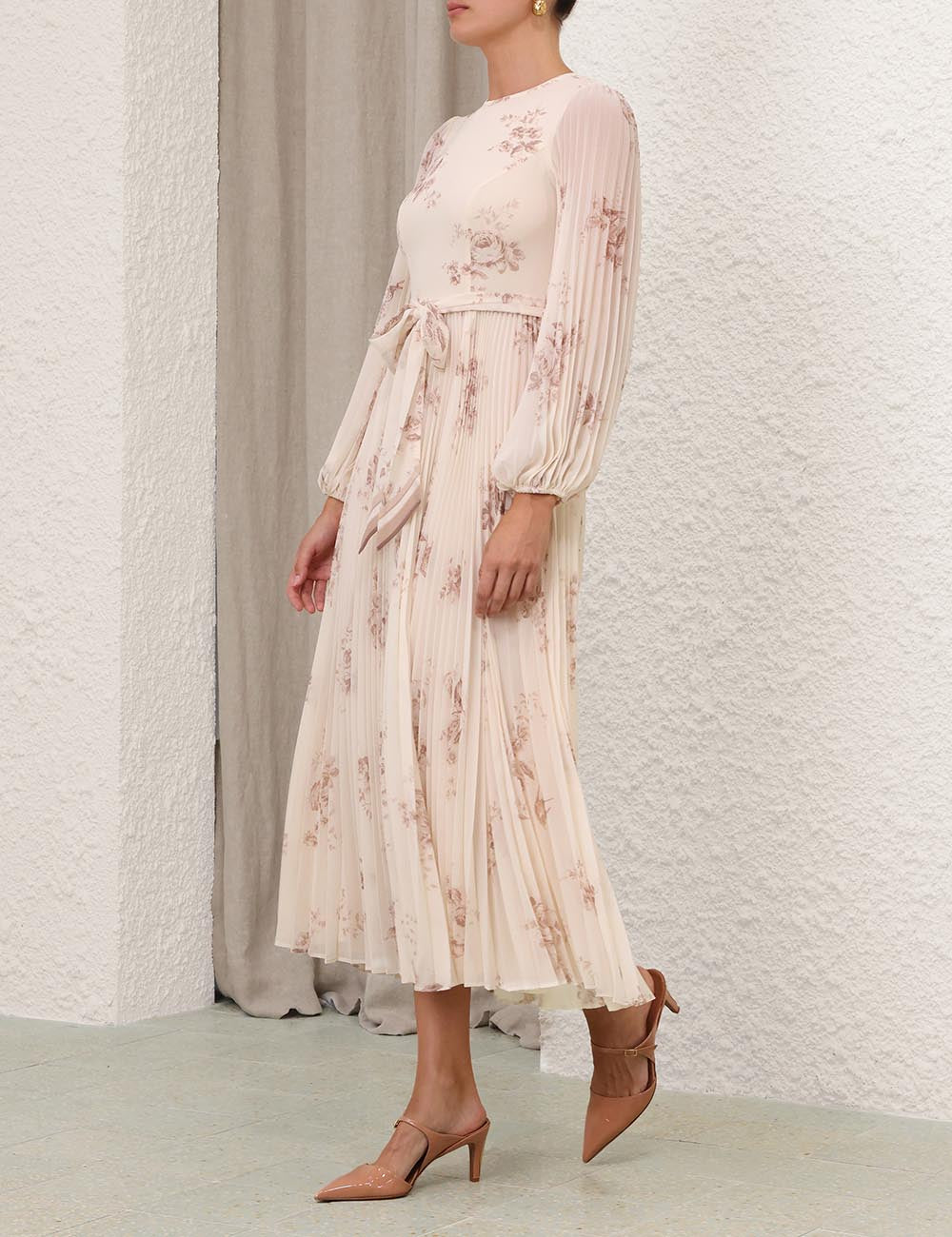 Maxi Vestido Sunray Long Sleeve
