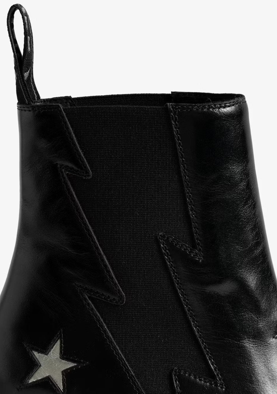 Botin Tyler Stars Vintage Patent ZADIG ET VOLTAIRE BOTAS & BOTINES Malva CO