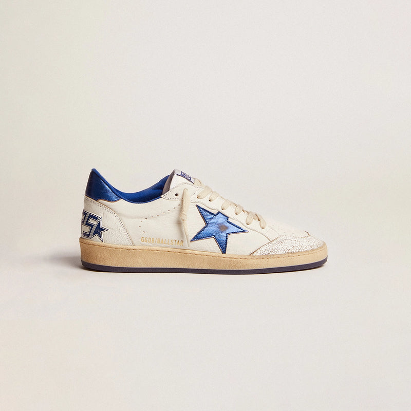 Tenis Golden Goose Ball Star Nappa Upper Laminated Hombre