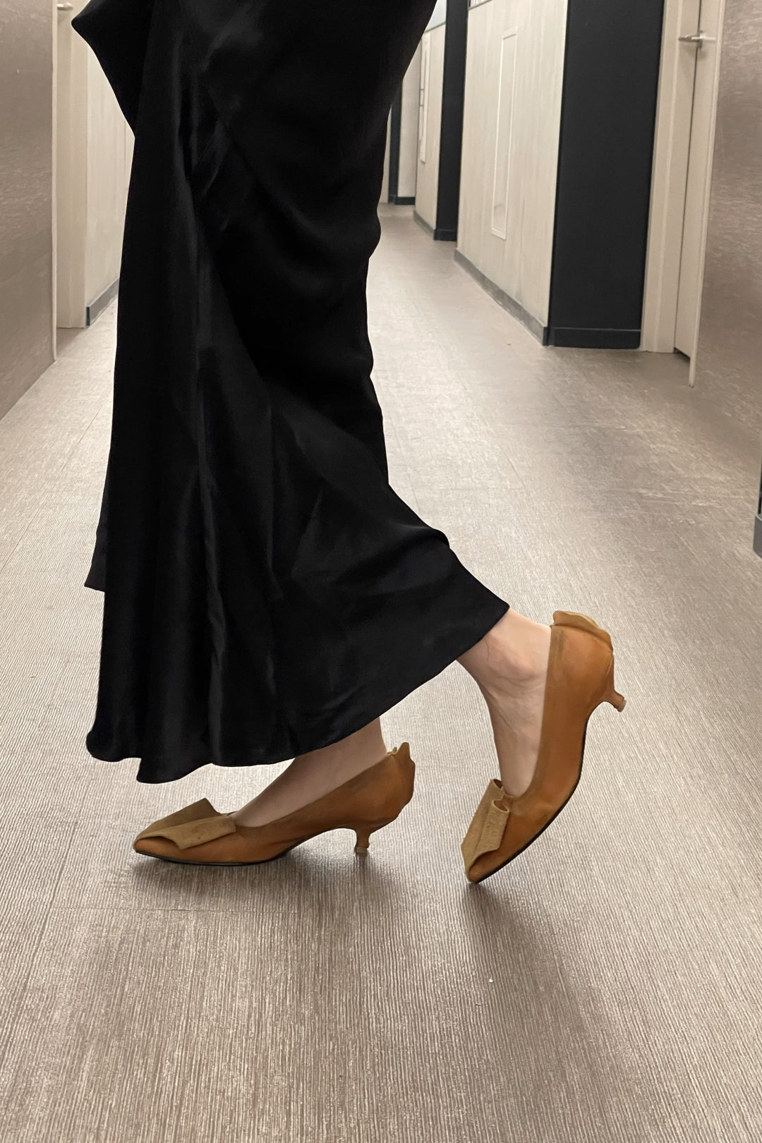 Tacón Cognac Envejecido