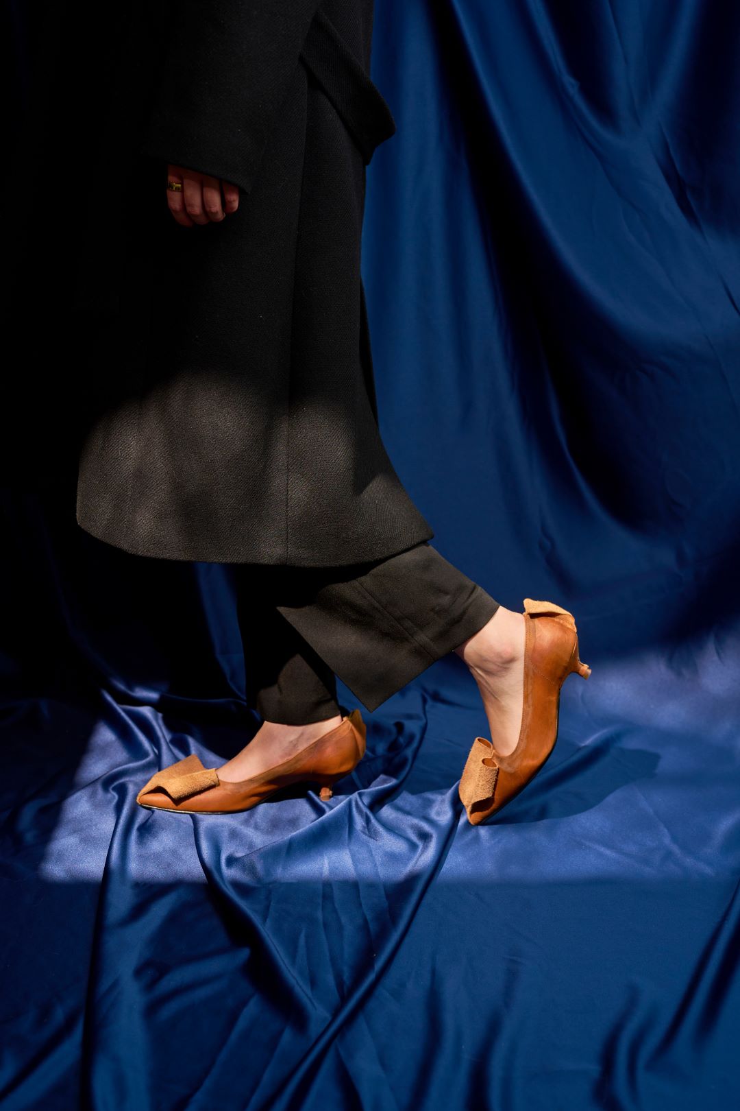 Tacón Cognac Envejecido