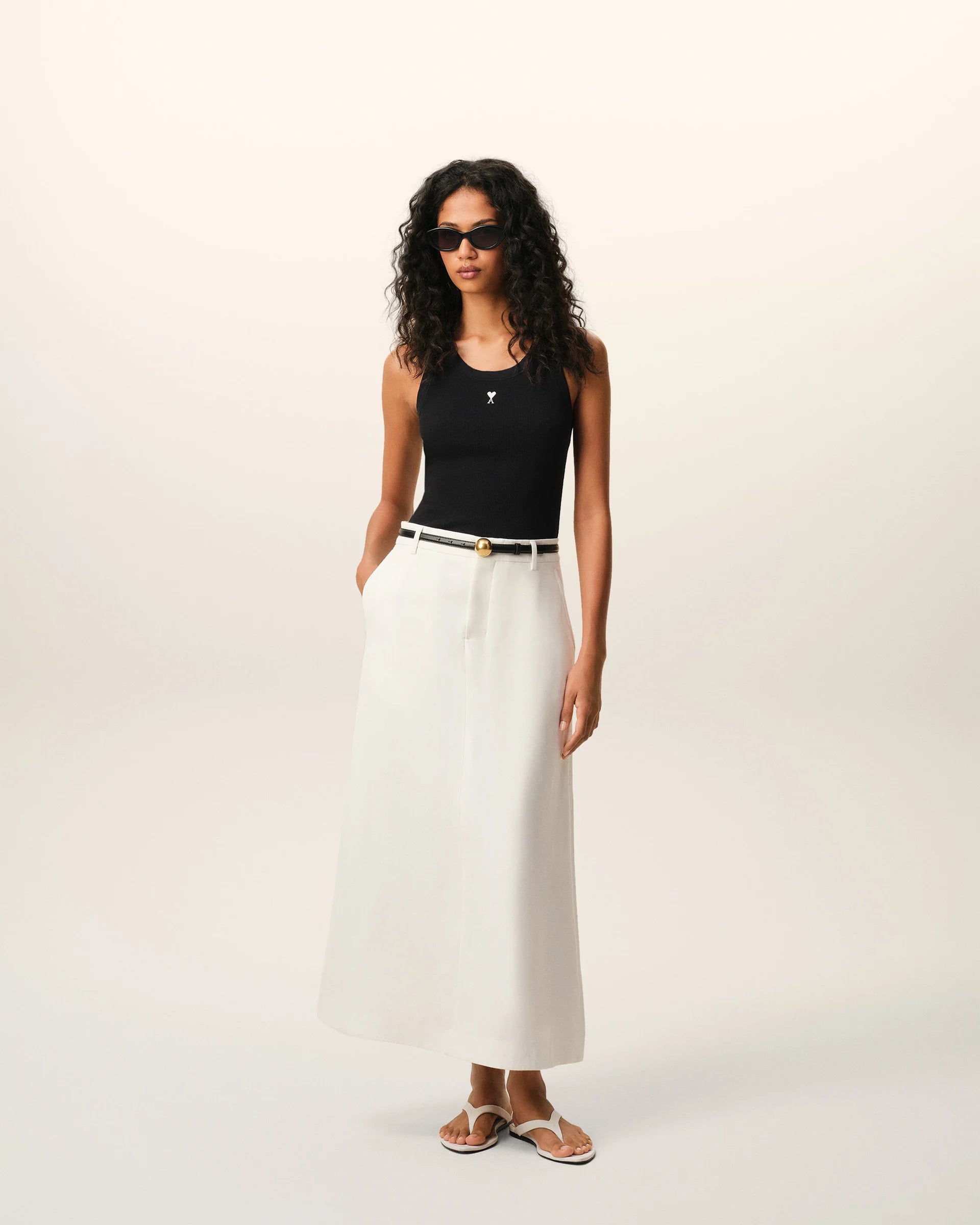 Tank Top Ami De Coeur De Algodón Negro