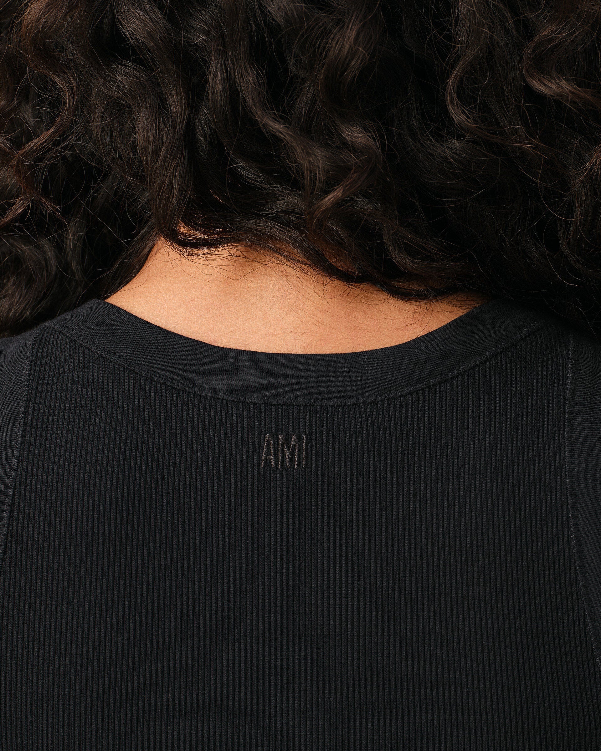 Tank Top Ami De Coeur De Algodón Negro