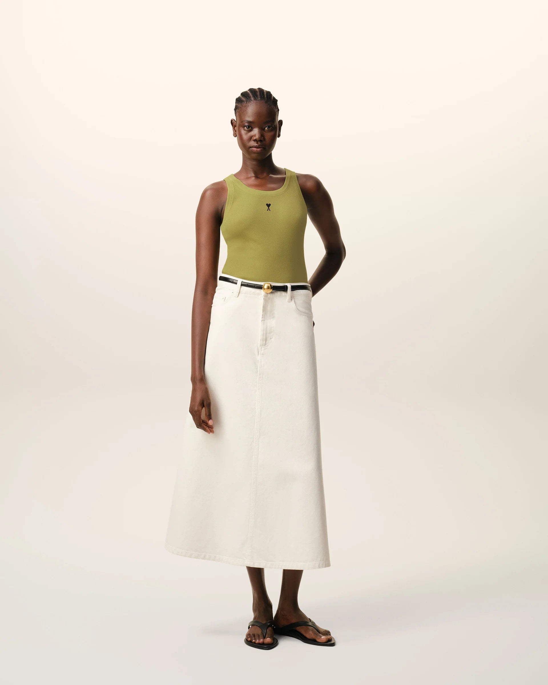 Tank Top Ami De Coeur De Algodón Verde