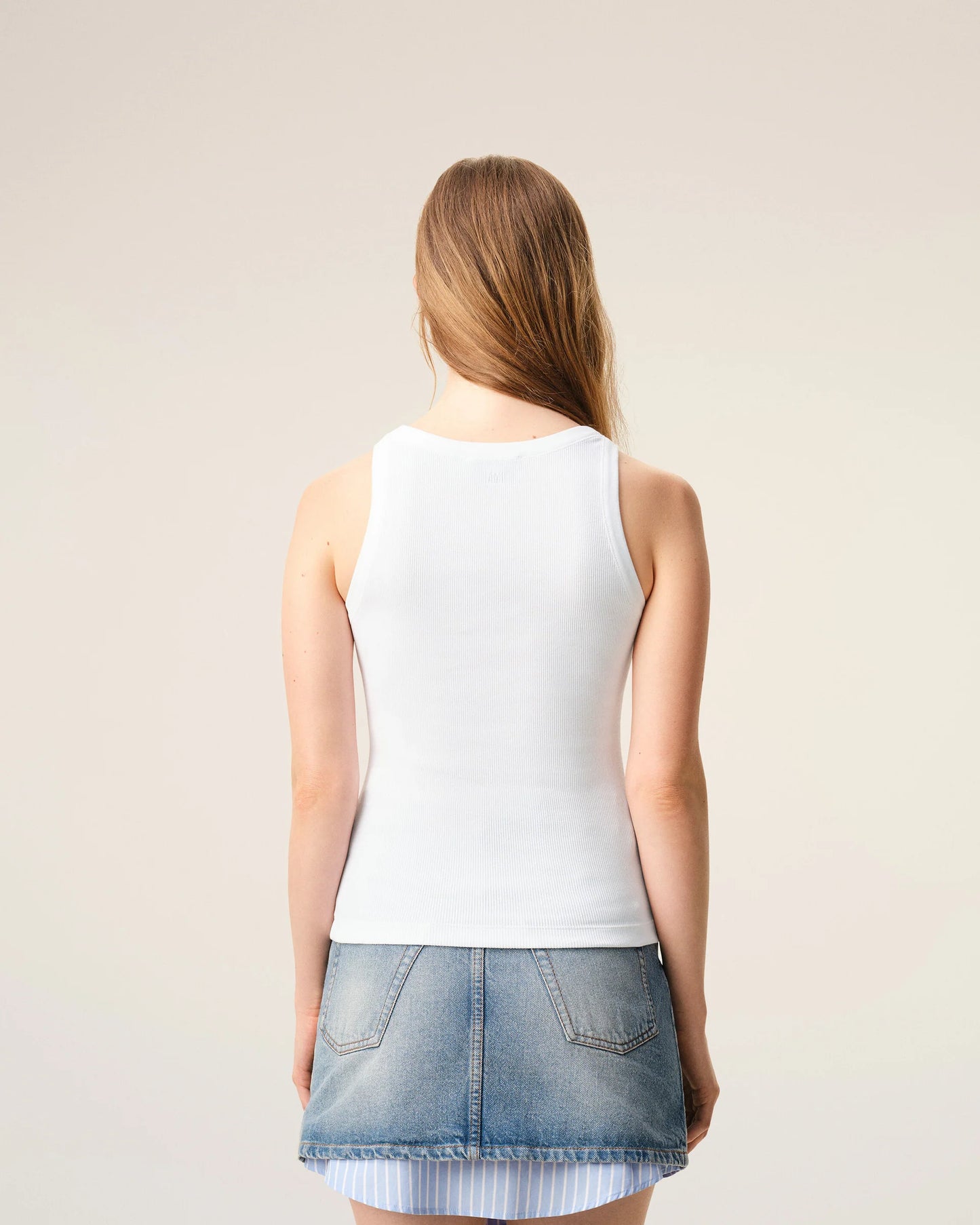 Tank Top Ami De Coeur De Algodón Blanco TANK TOP Malva CO