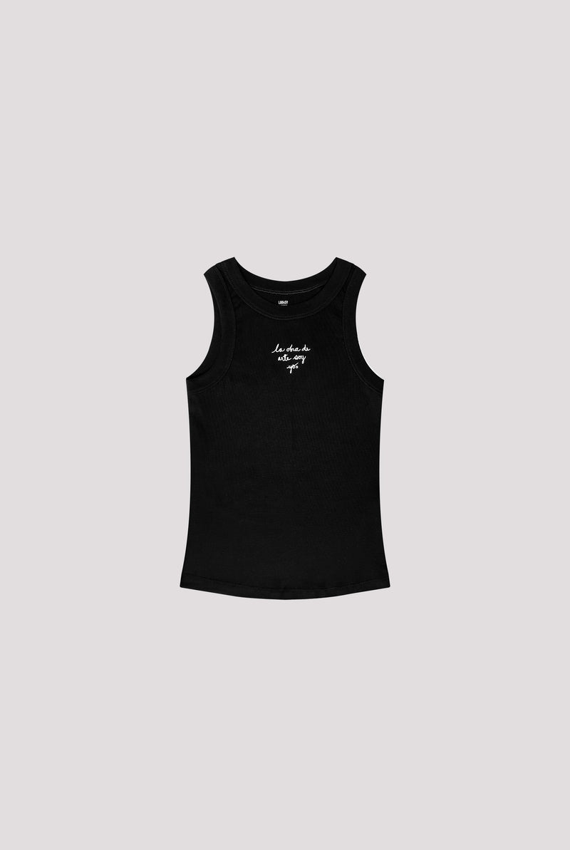 Tank Top Tirantes Negra