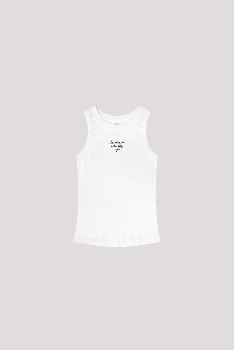 Tank Top de Tirantes Blanca