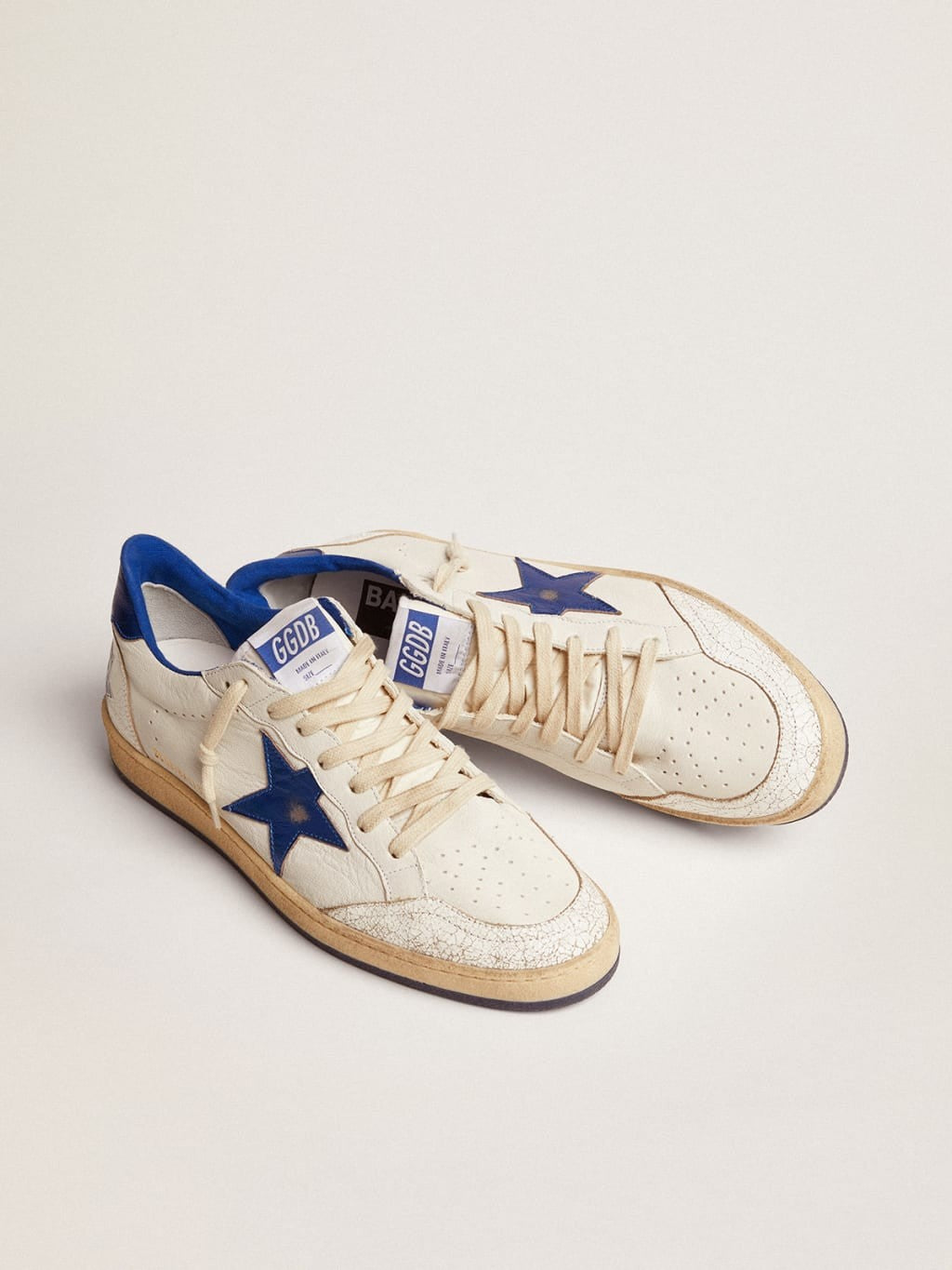 Tenis Golden Goose Ball Star Nappa Upper Laminated Hombre