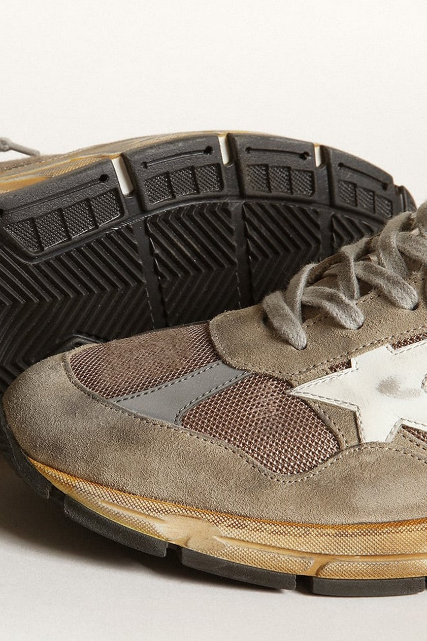 Tenis Golden Goose Dad Net And Suede Upper Leather Starnet