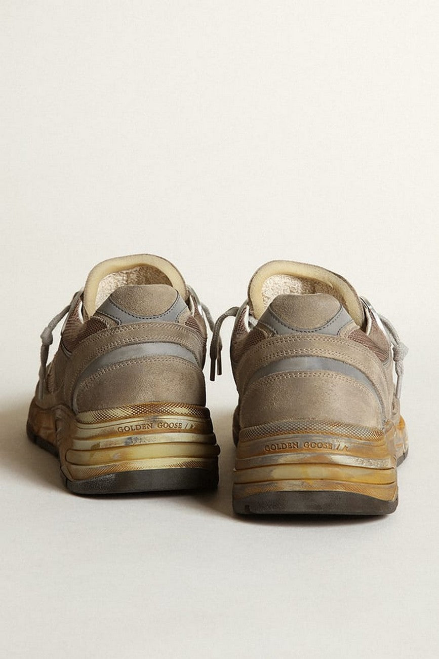 Tenis Golden Goose Dad Net And Suede Upper Leather Starnet