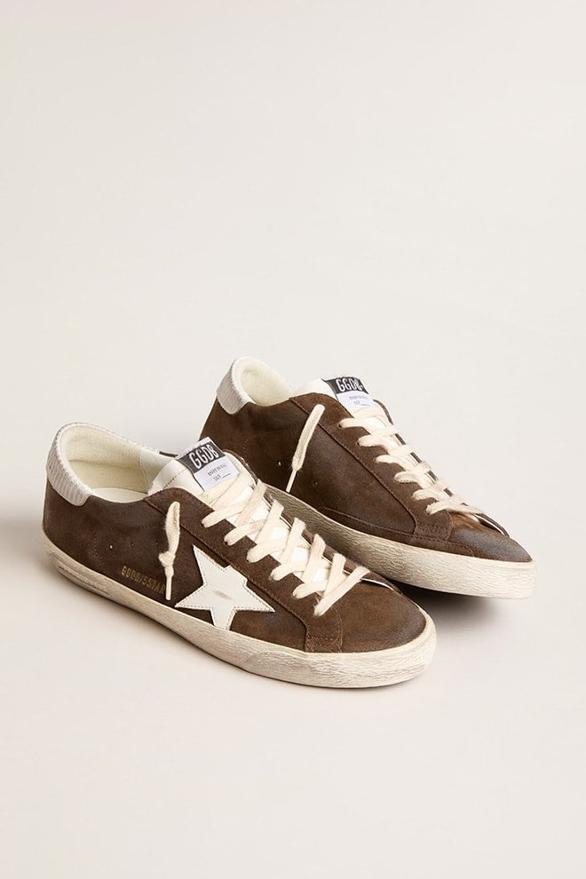Tenis Golden Goose Hombre Super-Star List Suede Upper Leather