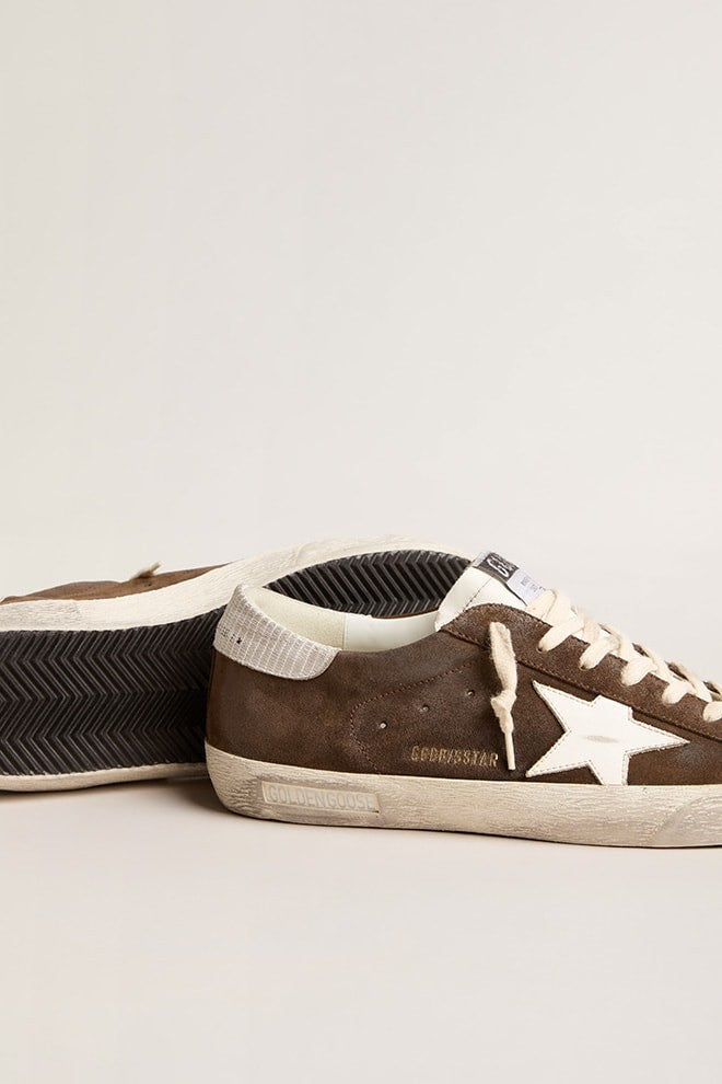 Tenis Golden Goose Hombre Super-Star List Suede Upper Leather