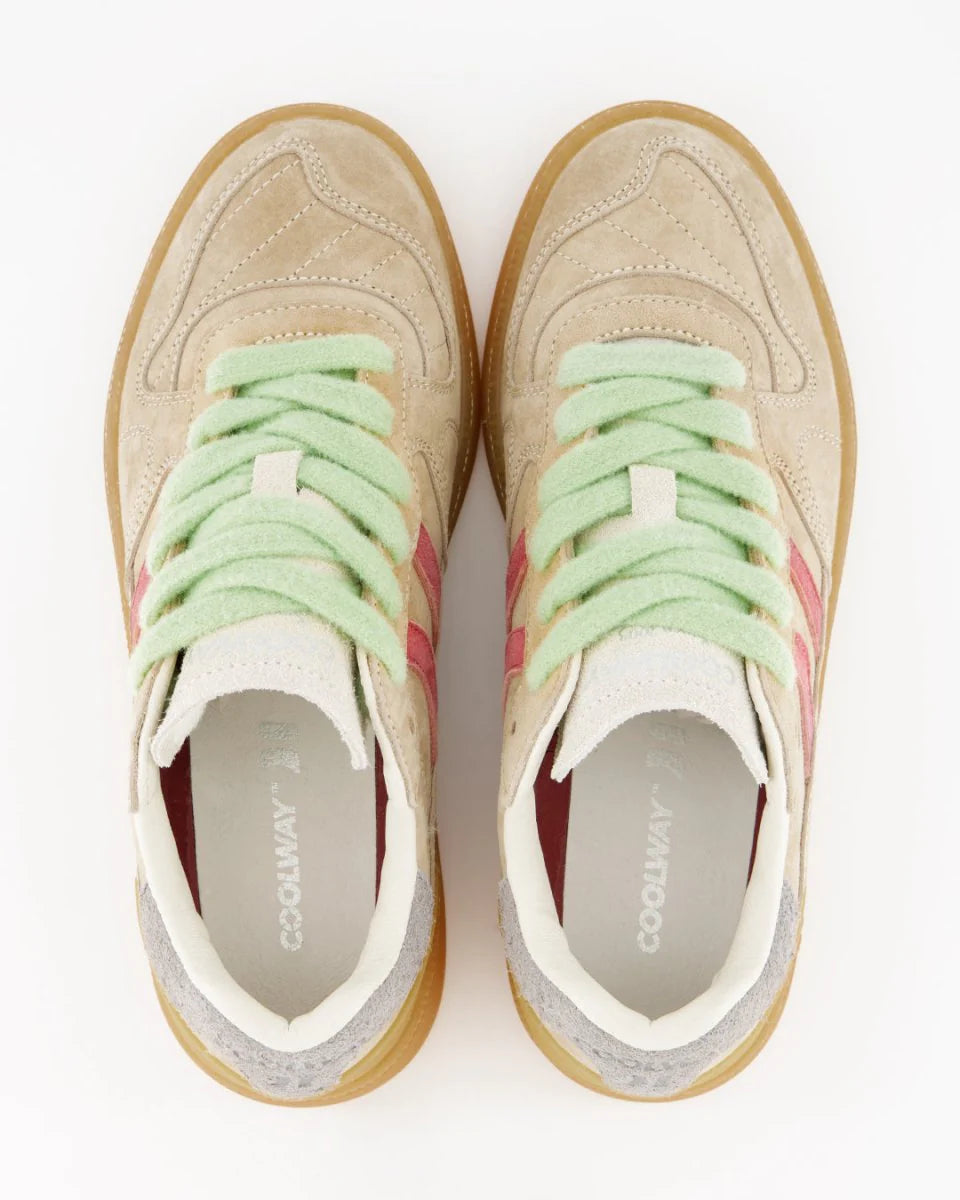 Tenis Coolway De Mujer Goal Cream Drift