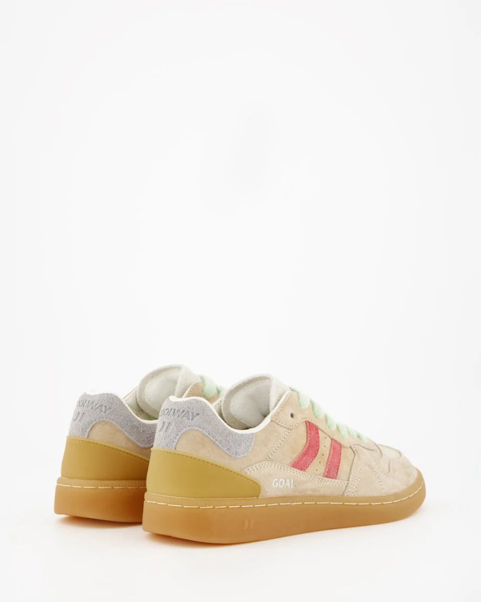 Tenis Coolway De Mujer Goal Cream Drift COOLWAY GOAL Malva CO