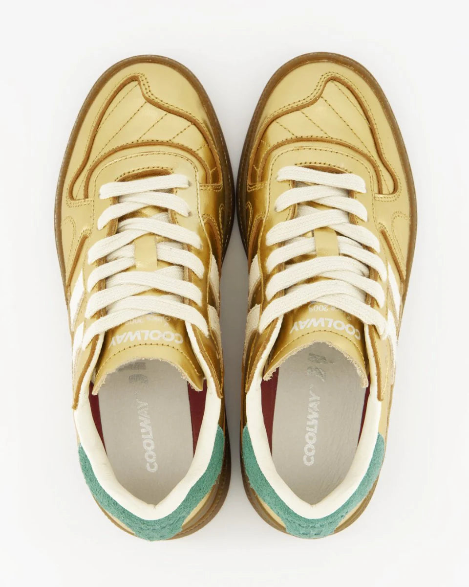 Tenis Coolway De Mujer Goal Champagne Shine