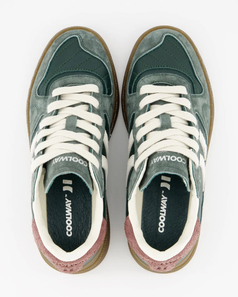 Tenis Coolway De Mujer Goal Green Pulse