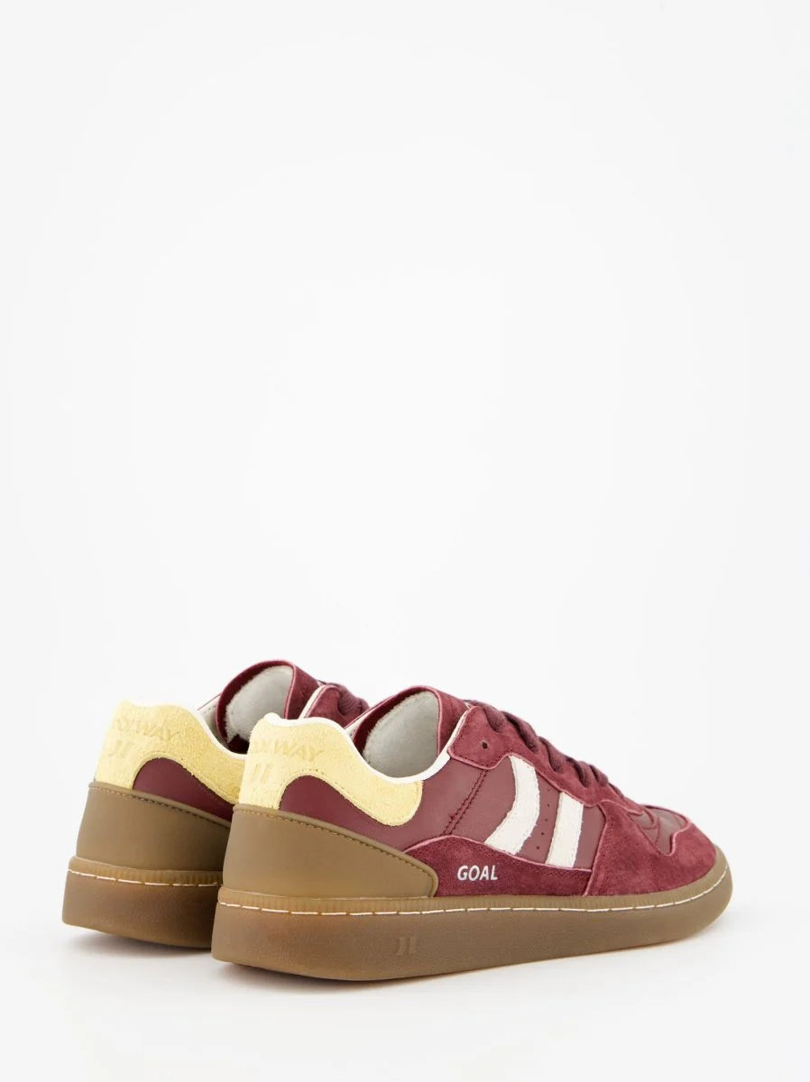 Tenis Coolway De Mujer Goal Wine Step COOLWAY GOAL Malva CO