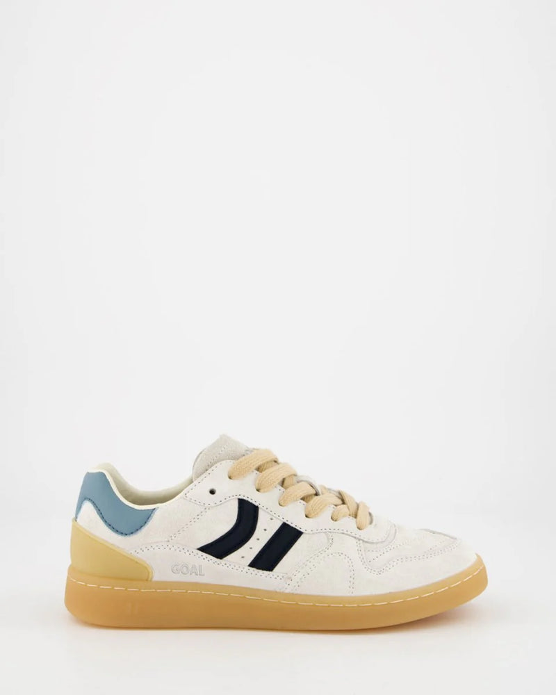 Tenis Coolway De Mujer Goal Smokey White