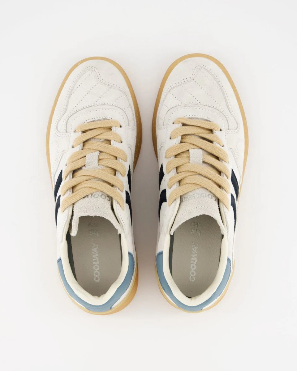 Tenis Coolway De Mujer Goal Smokey White