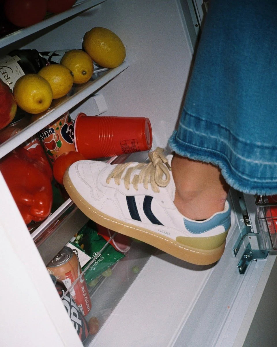 Tenis Coolway De Mujer Goal Smokey White