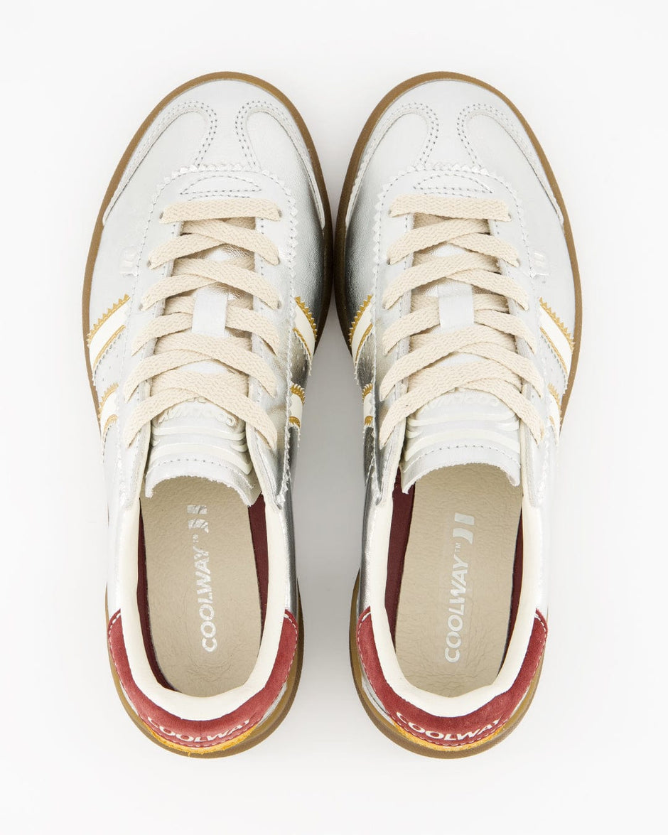 Tenis Coolway De Mujer Kiro Silver