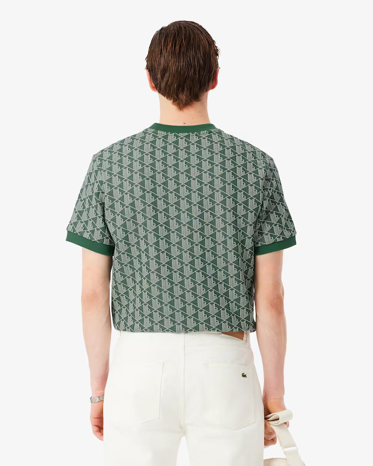 T-Shirt De Jacquard Con Monograma