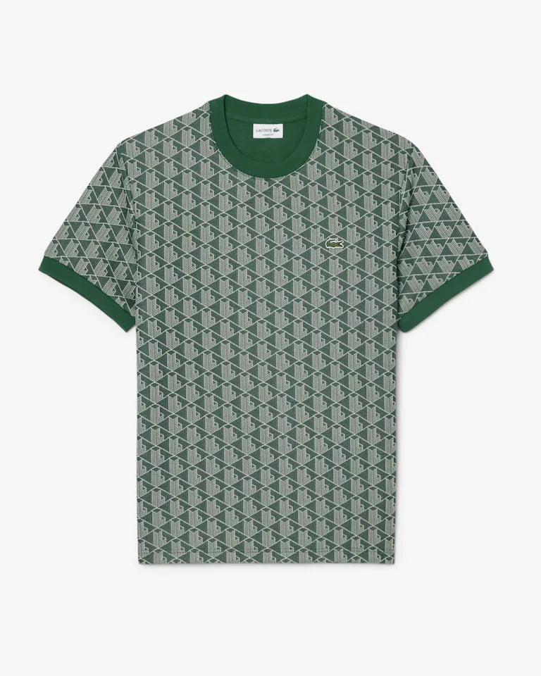 T-Shirt De Jacquard Con Monograma