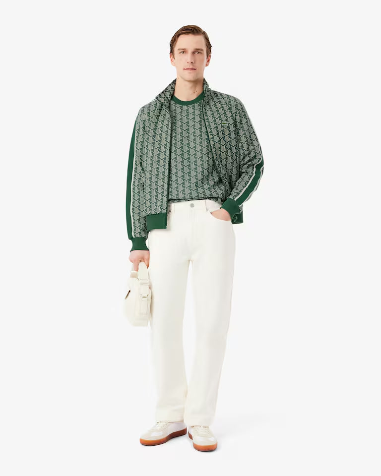 T-Shirt De Jacquard Con Monograma