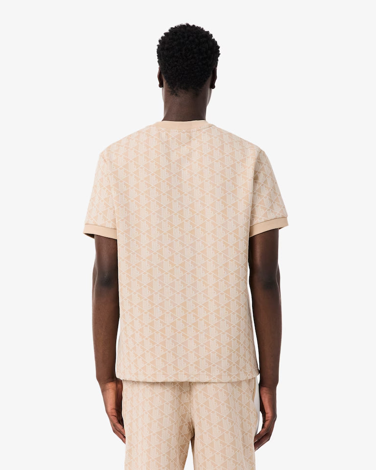 T-Shirt De Jacquard Con Monograma