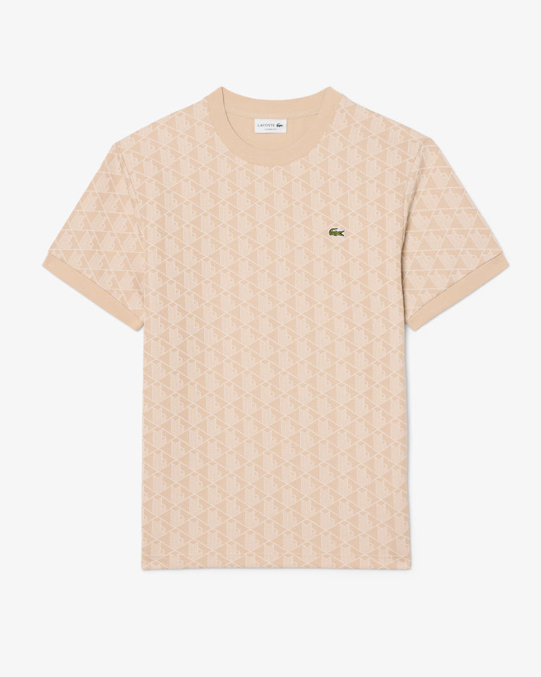 T-Shirt De Jacquard Con Monograma