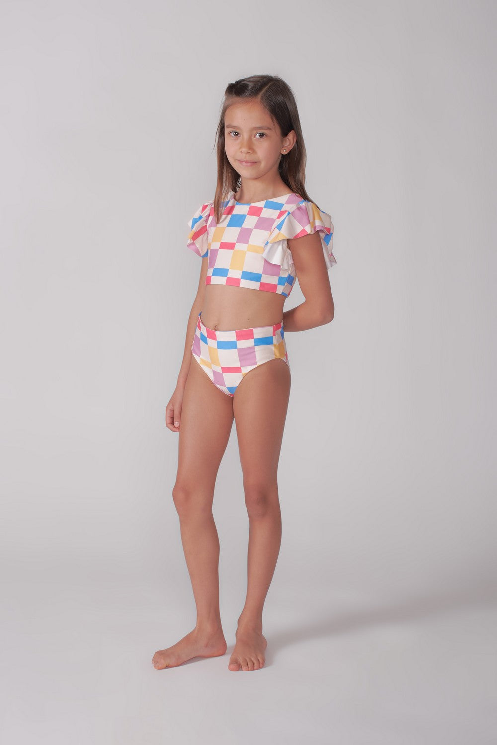 Bikini 2 Piezas Print Cuadros Maxi