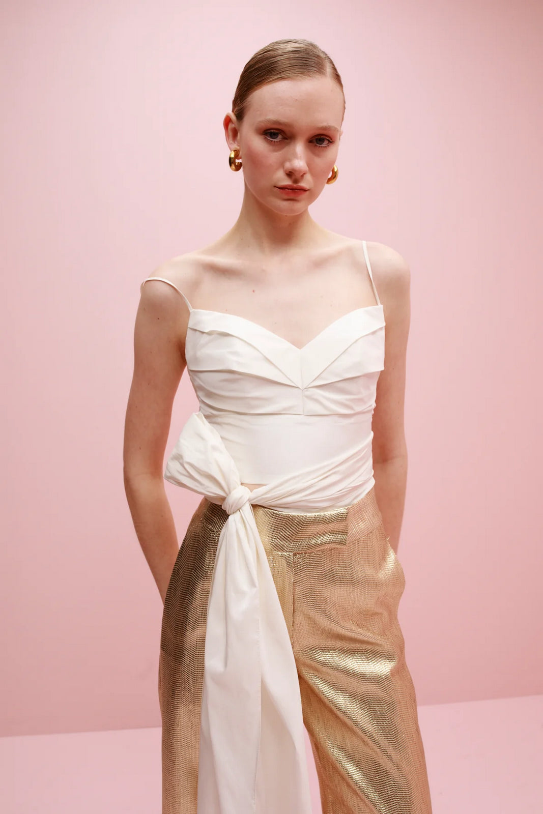 Top Amarena Taffeta