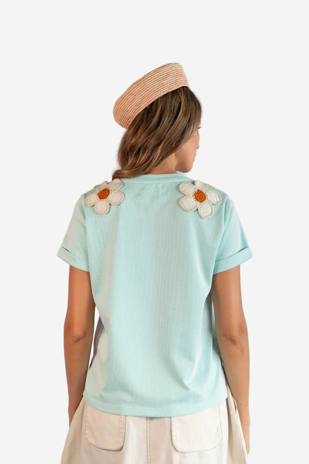 T-shirt Daisy Aqua FLOW T-SHIRT Malva CO