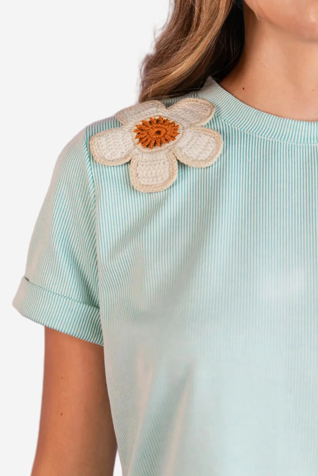 T-shirt Daisy Aqua FLOW T-SHIRT Malva CO