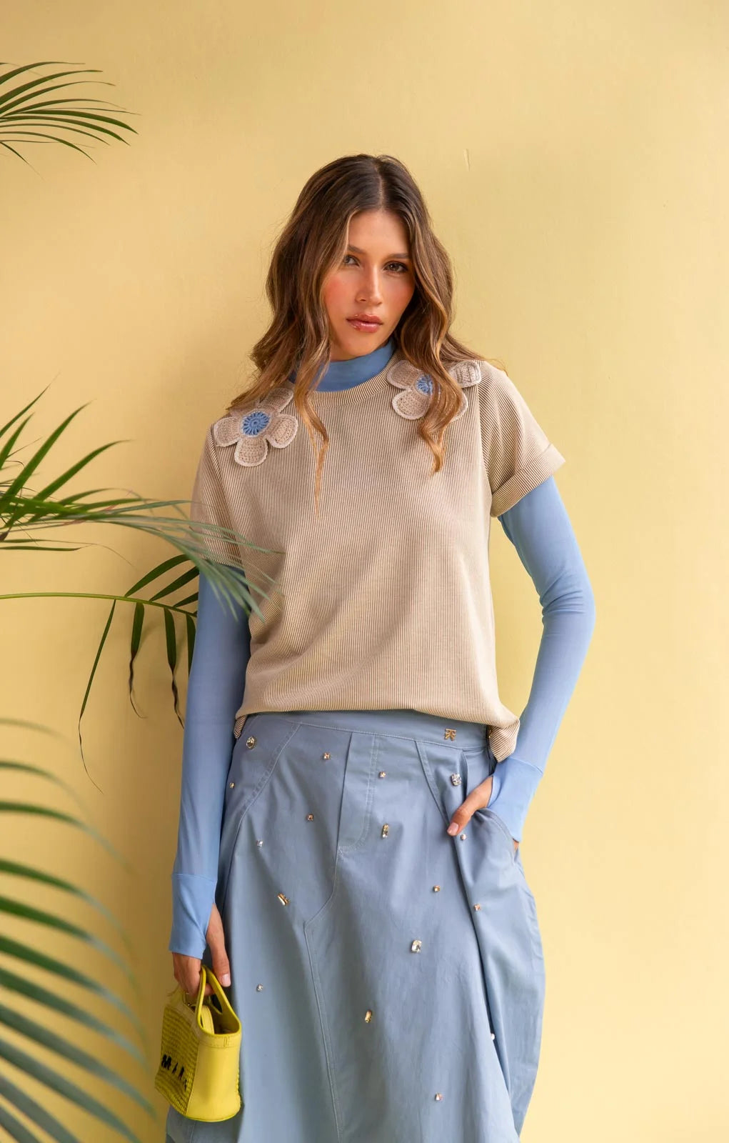 T-Shirt Daisy Sand