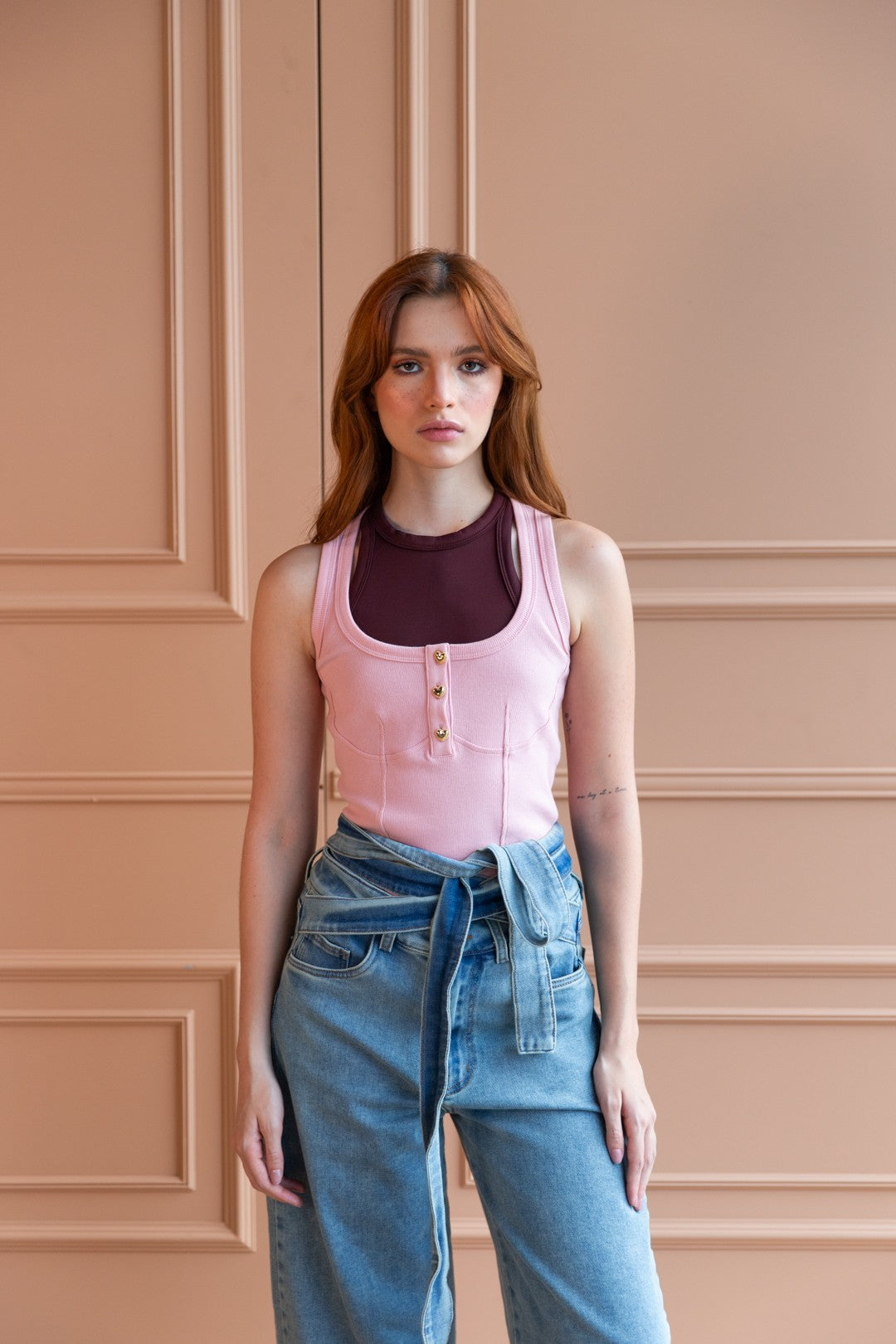 Tank Top Doble Rose