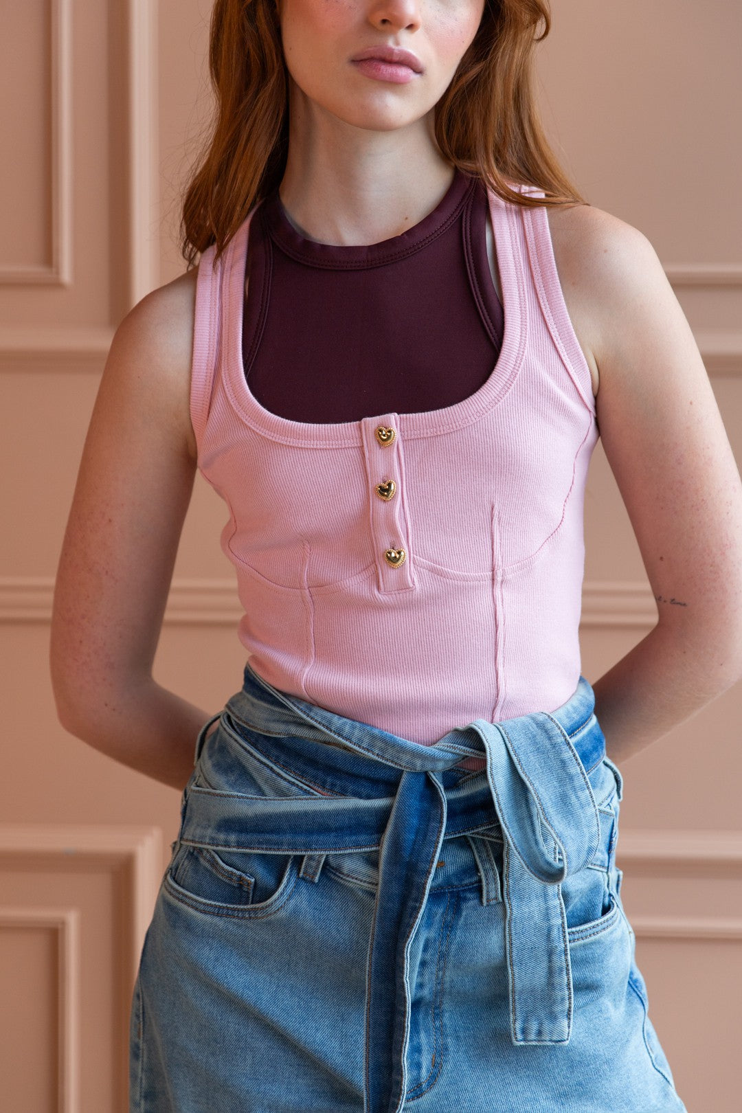 Tank Top Doble Rose