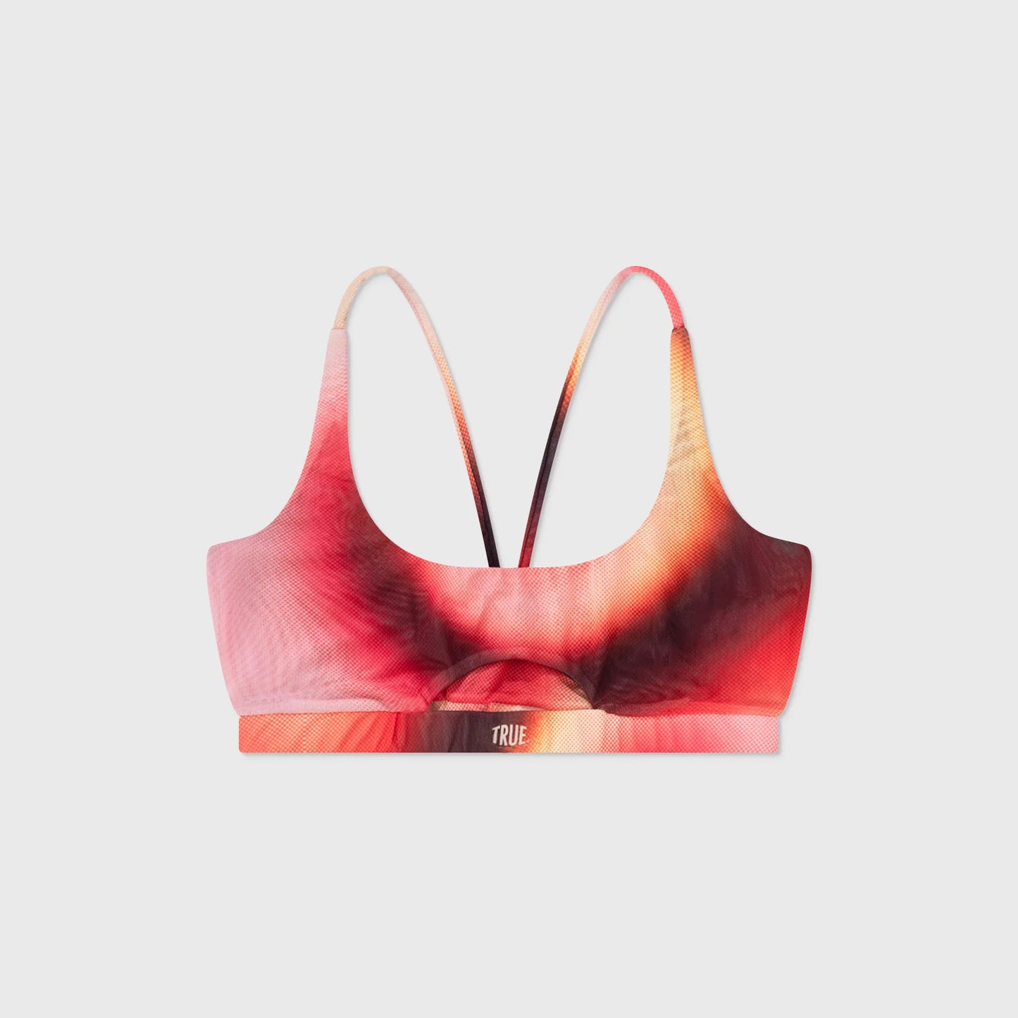 Top Gradient Cutout Mesh Mujer