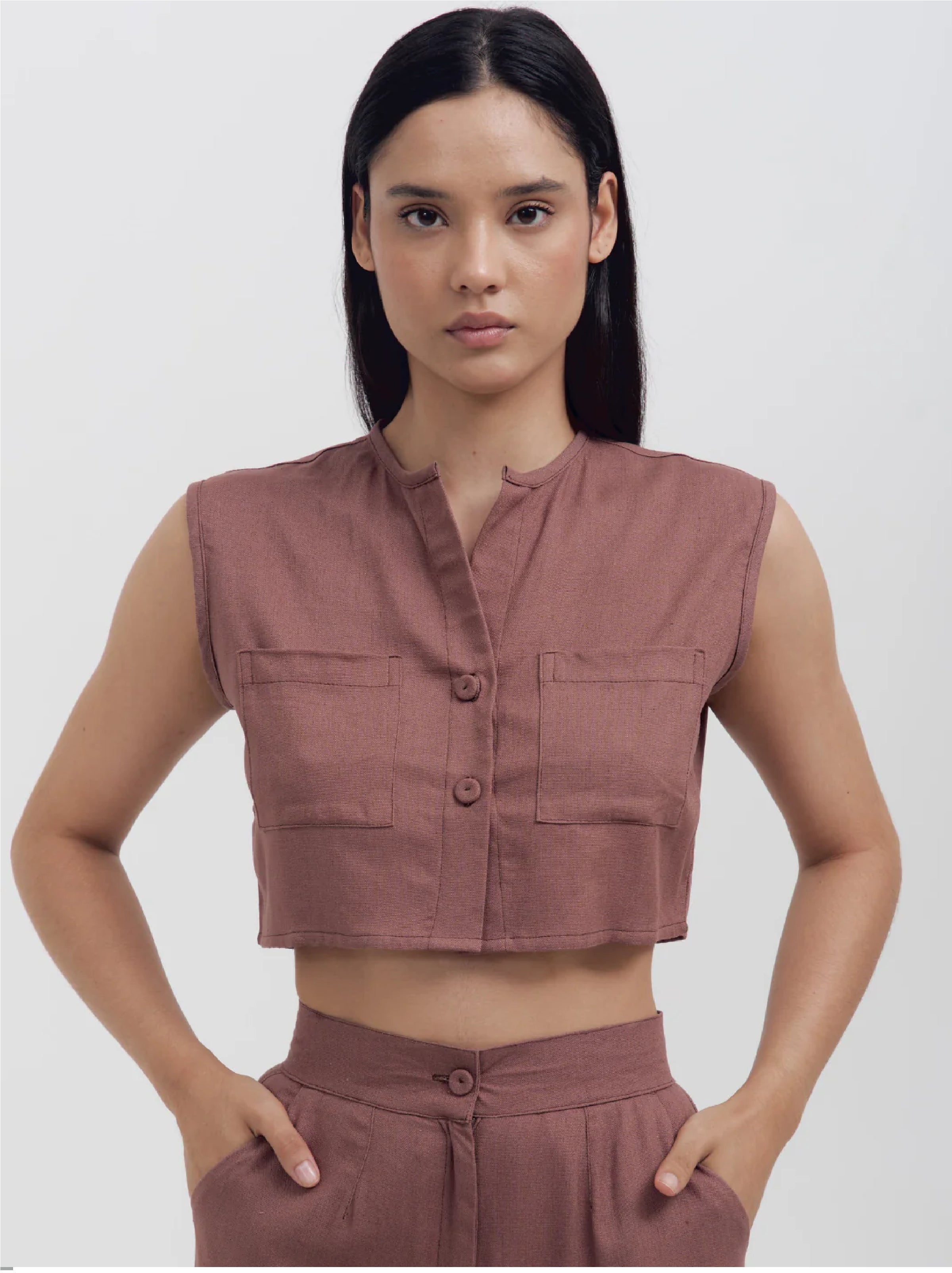 Camisa Merida Café-M