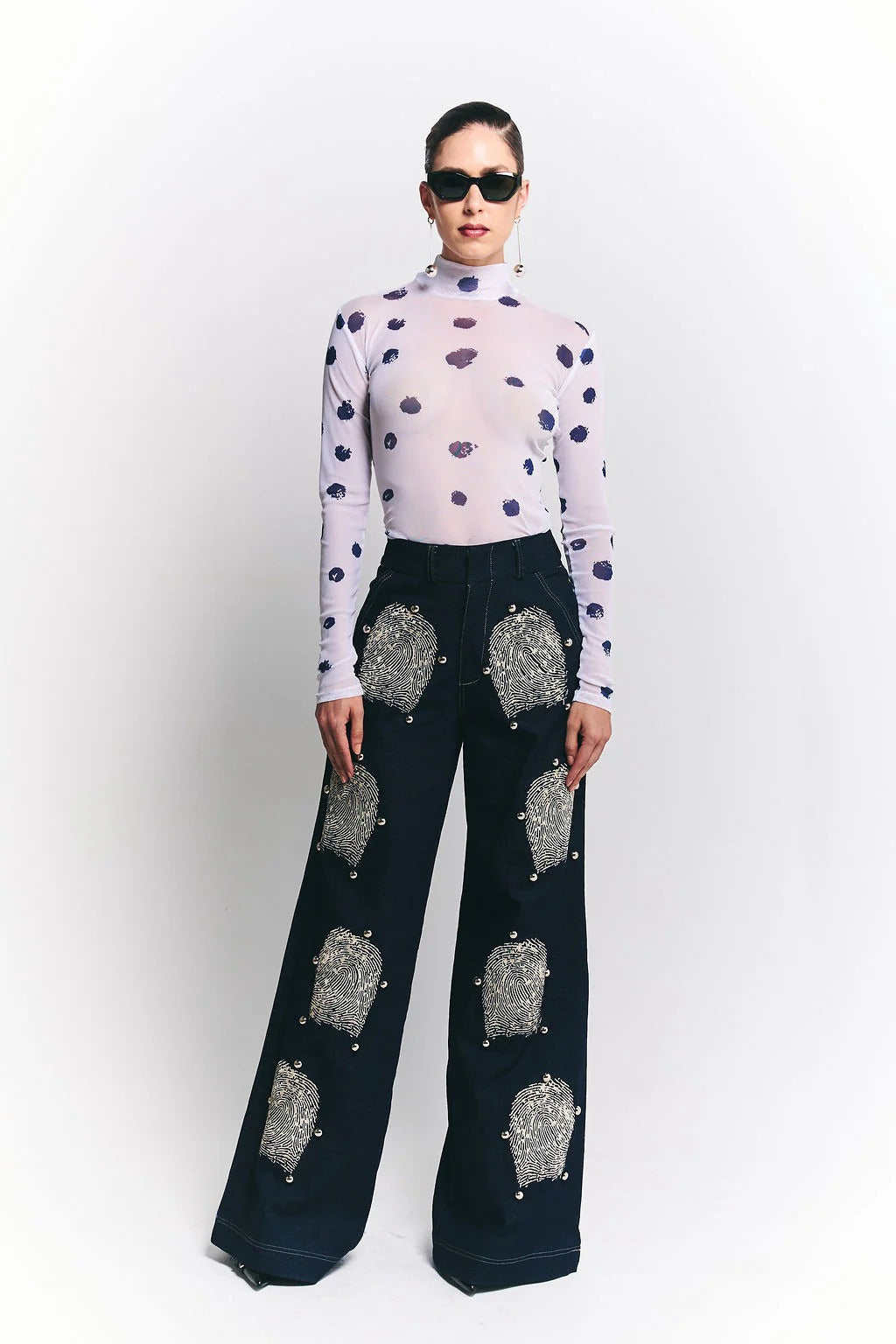 Top Mesh Finger Dots