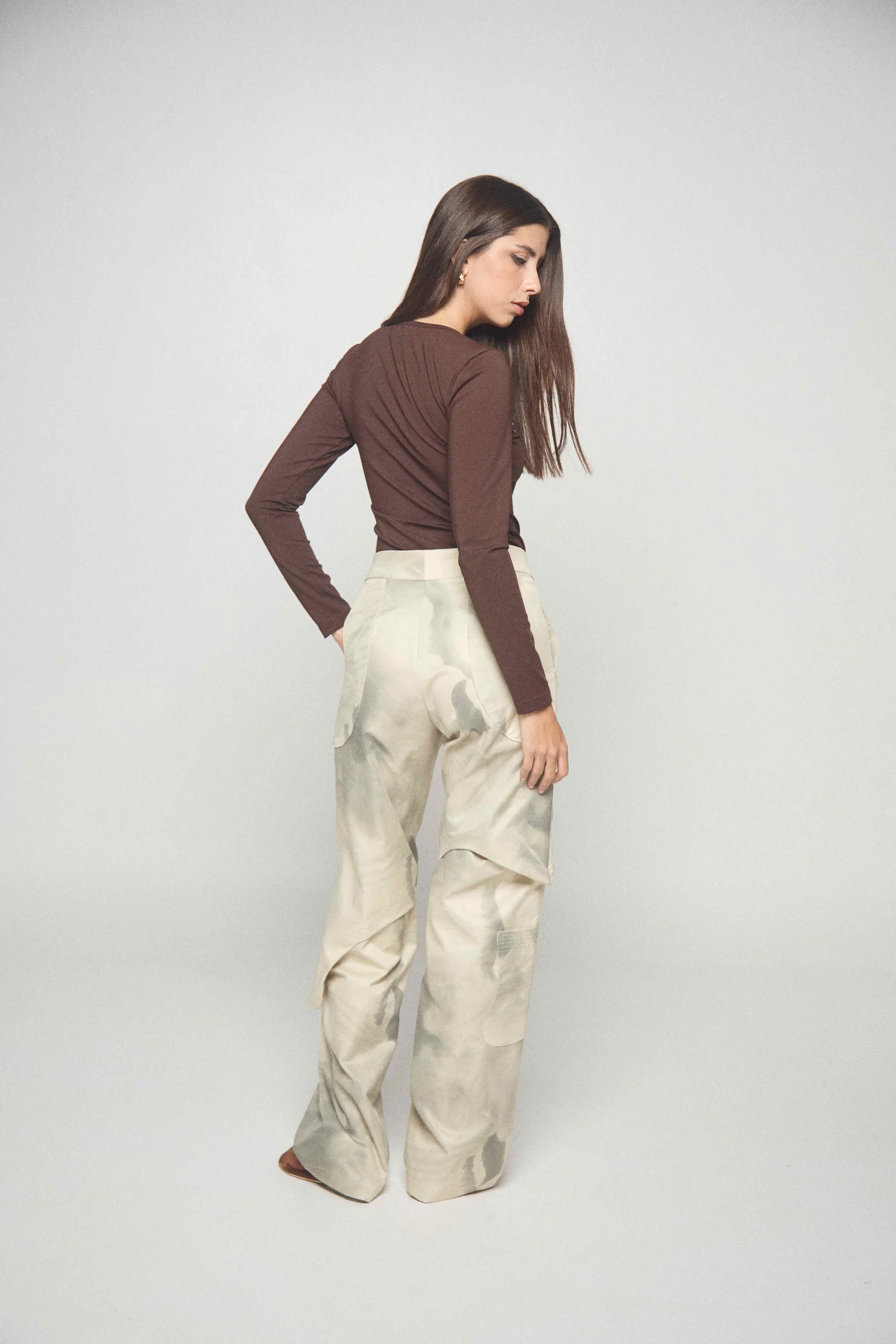 Top Nube Marron ZIERRA LEONA TOP Malva CO