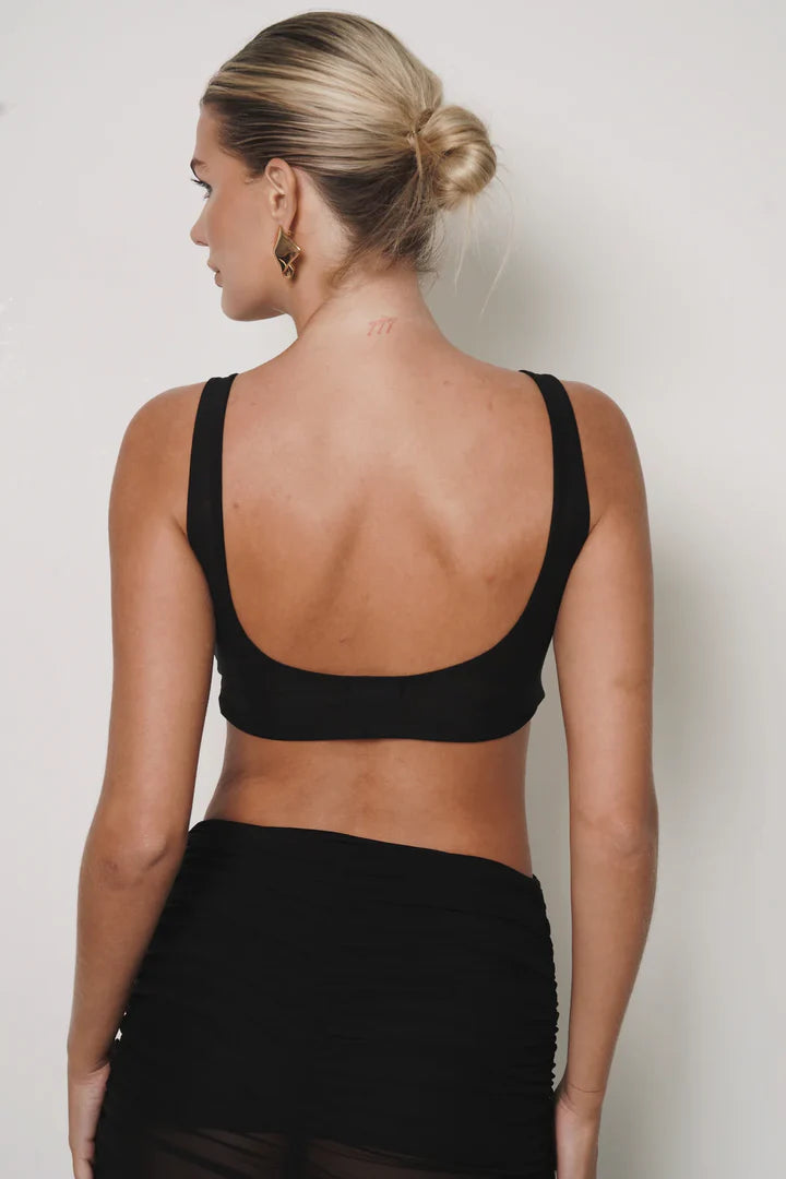 Top Nuit Negro MUSEE THE BRAND TOP Malva CO