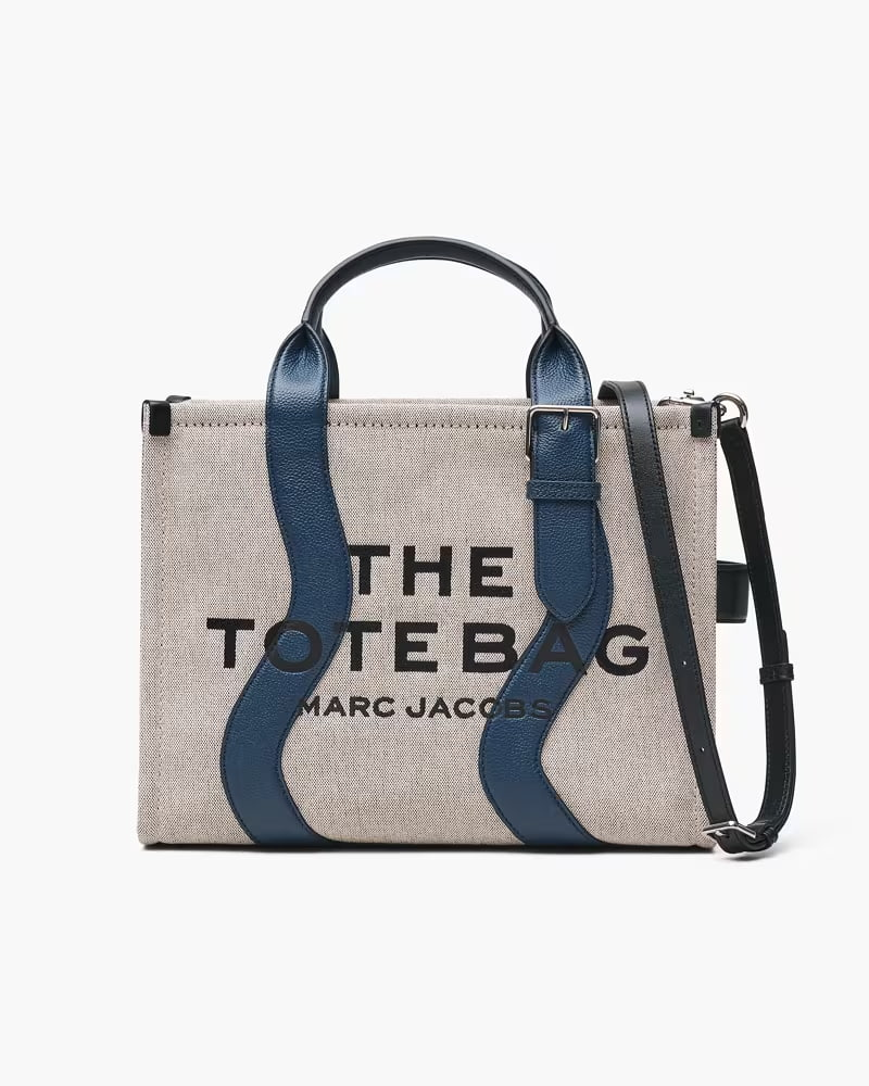 The Wavy Canvas Medium Tote Bag