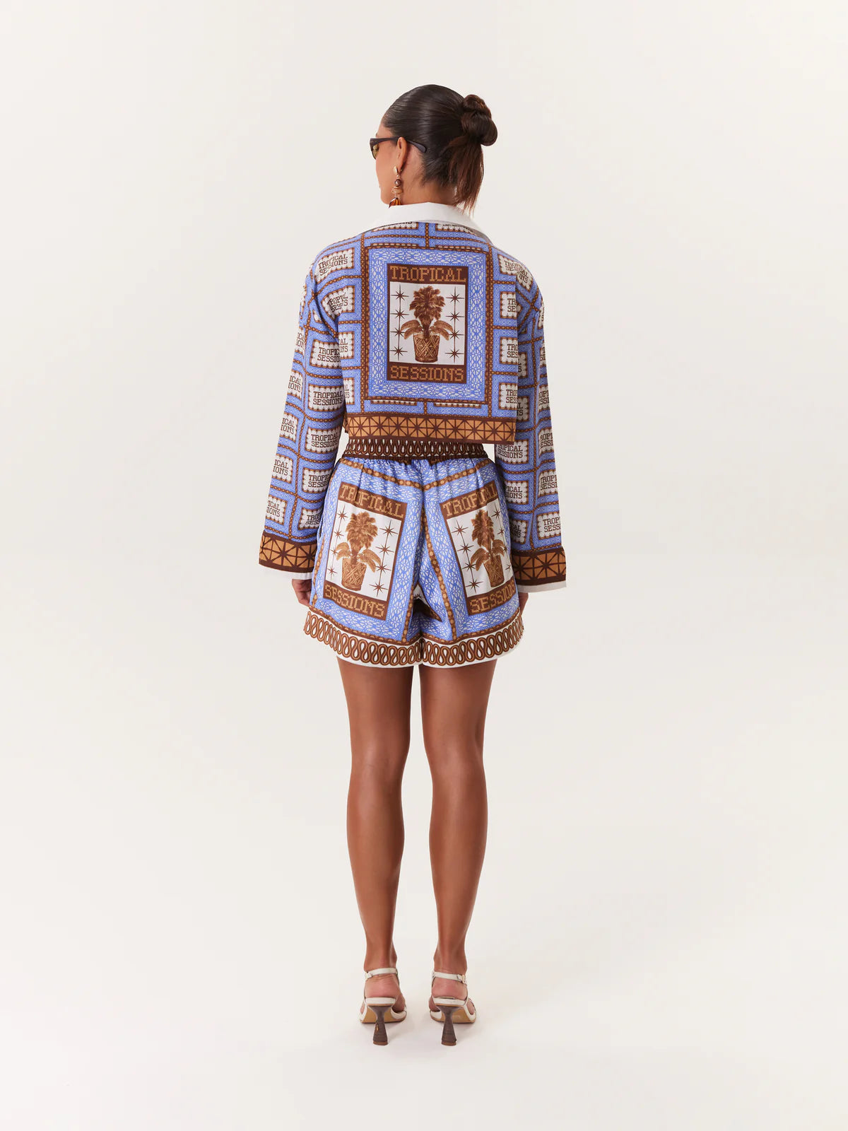 Blusa Cropped Tropical Sessions